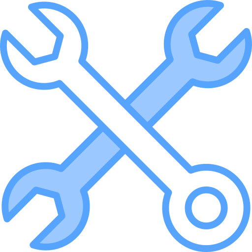 klucz podwójny Generic Blue ikona