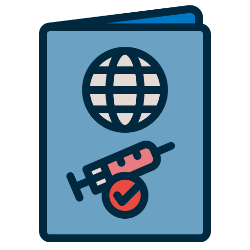 Covid passport Generic Outline Color icon