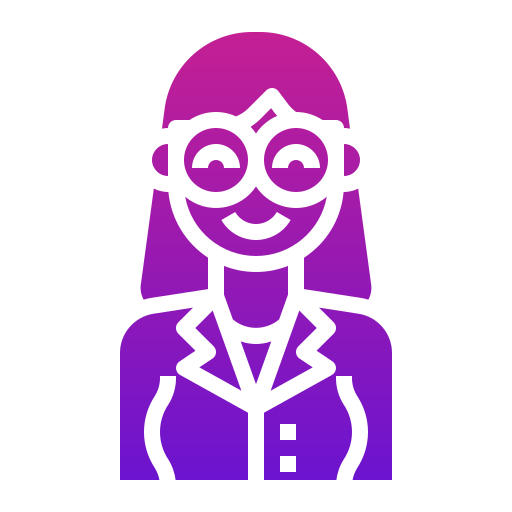 mujer de negocios Generic Flat Gradient icono