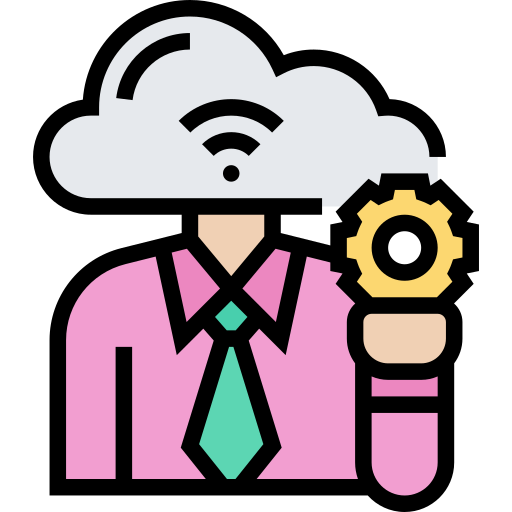 Cloud service Meticulous Lineal Color icon