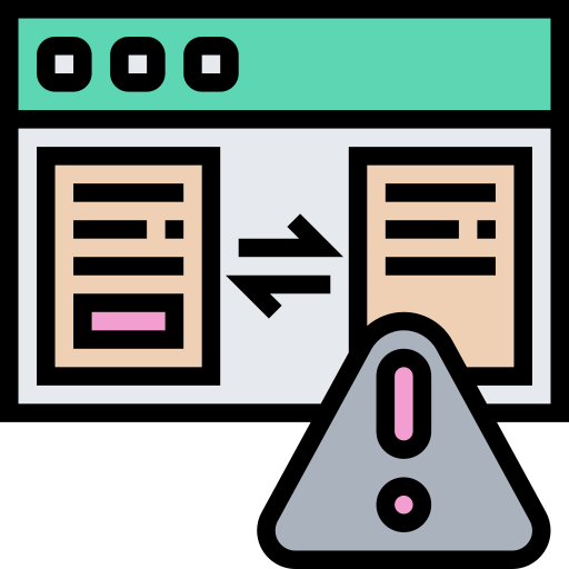 Error Meticulous Lineal Color icon