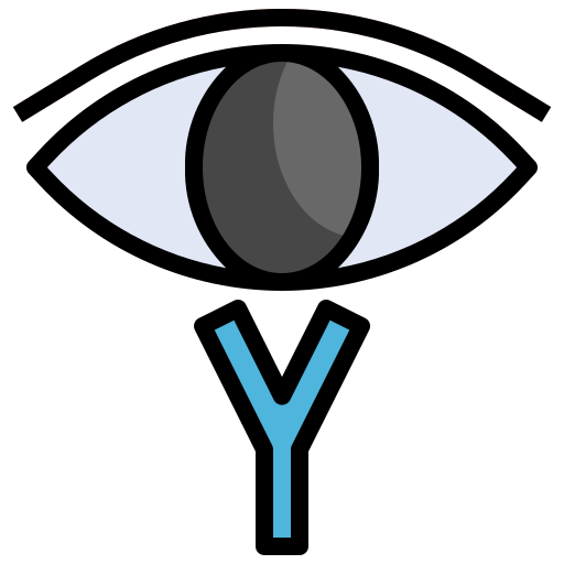 Eyelid Surang Lineal Color icon