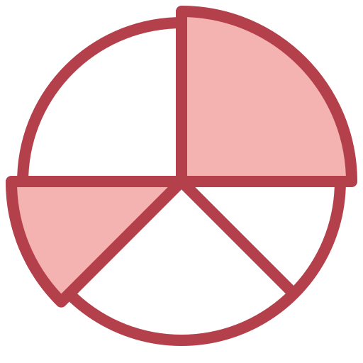 円形グラフィック Surang Red icon