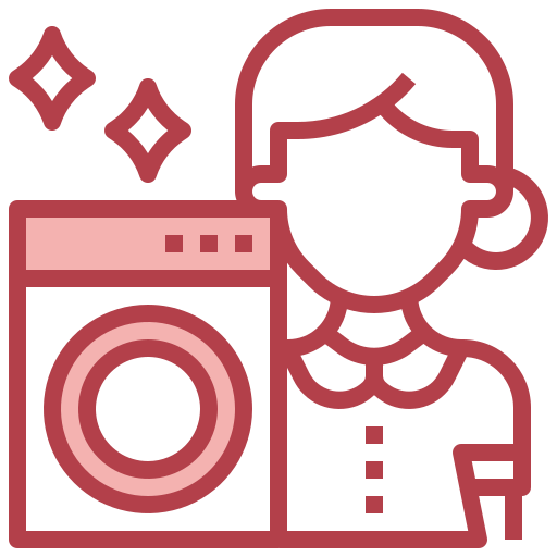 Washing machine Surang Red icon