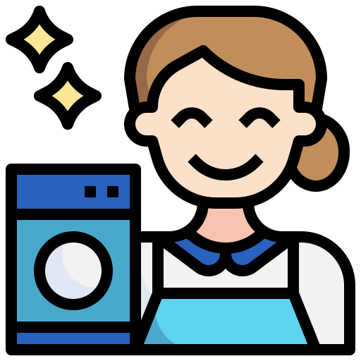 servicio de lavandería Surang Lineal Color icono
