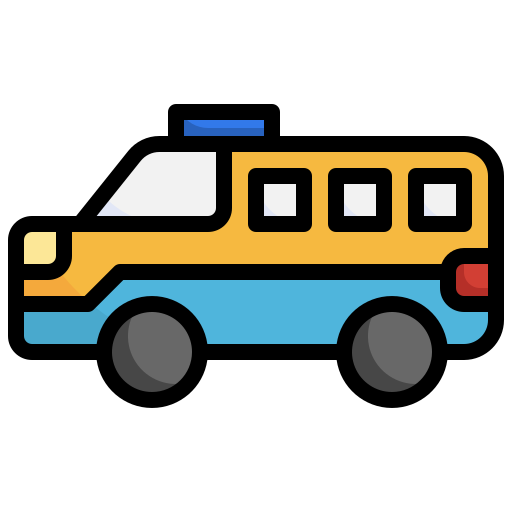 taxi Surang Lineal Color icono