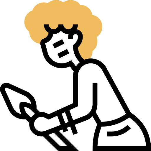 Caveman Meticulous Yellow shadow icon