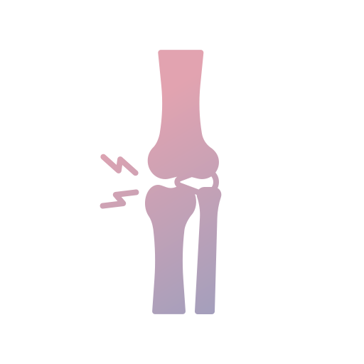 articolazione del ginocchio Generic Flat Gradient icona