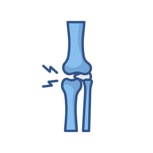 Knee joint Generic Outline Color icon