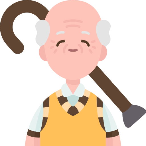 Pensioner Amethys Design Flat icon
