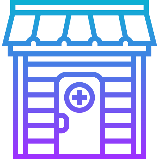 Roofing Meticulous Gradient icon