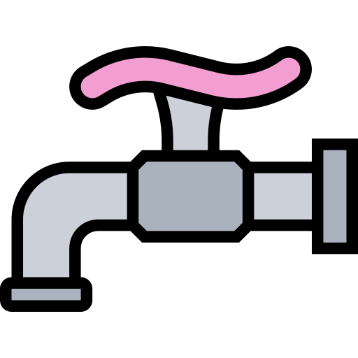 Faucet Meticulous Lineal Color icon