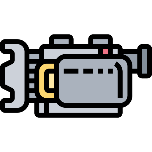 Video camera Meticulous Lineal Color icon