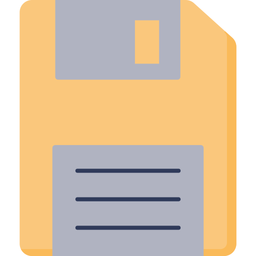 Floppy disk Dinosoft Flat icon