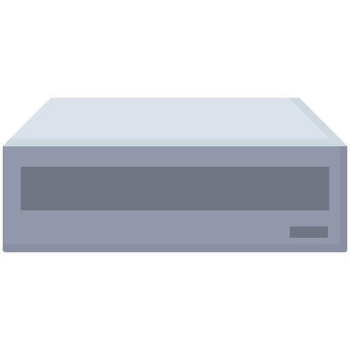 cdドライブ Dinosoft Flat icon