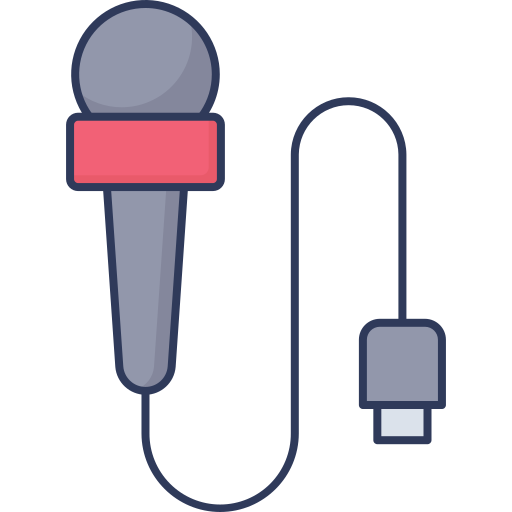 microphone Dinosoft Lineal Color Icône