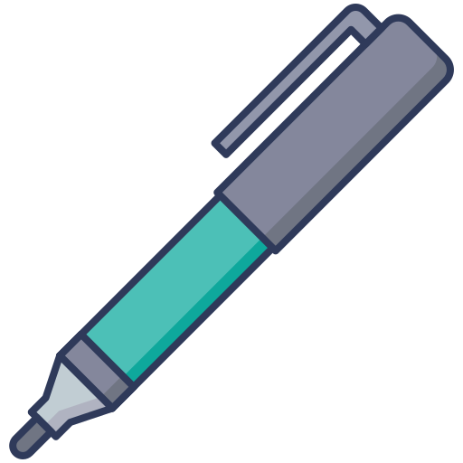 kugelschreiber Dinosoft Lineal Color icon