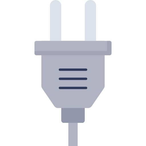 Power plug Dinosoft Flat icon