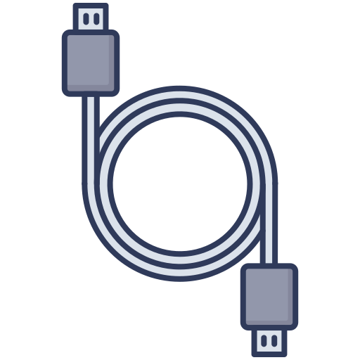 cable de datos Dinosoft Lineal Color icono