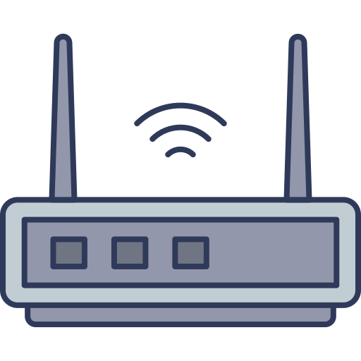 router Dinosoft Lineal Color icon
