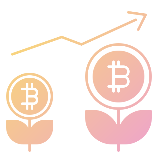 bitcoin Generic Flat Gradient icoon