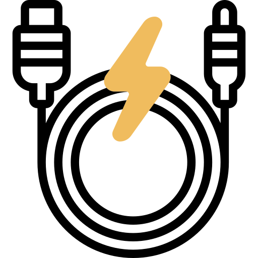 kabel jacka Meticulous Yellow shadow ikona