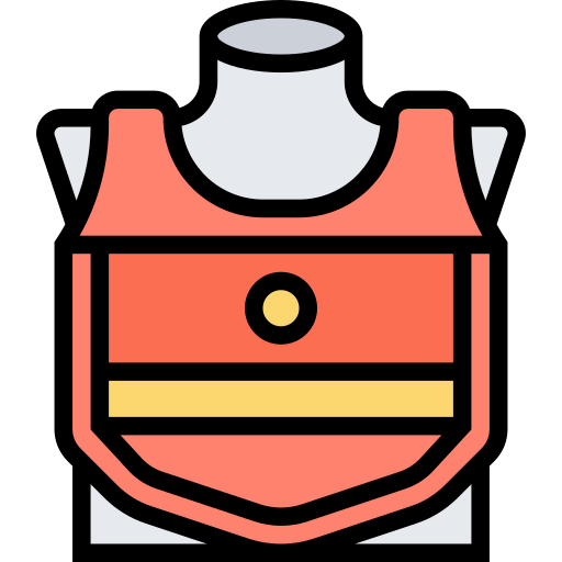 Chest guard Meticulous Lineal Color icon