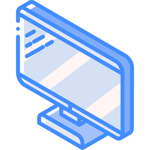 Monitor Basic Miscellany Blue icon