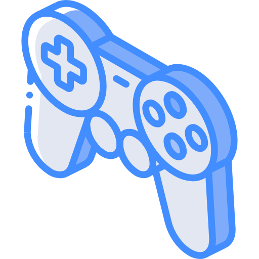 Gamepad Basic Miscellany Blue icon