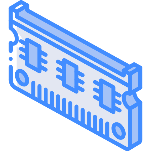 Cpu Basic Miscellany Blue icon