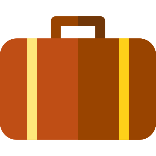 bagage Basic Rounded Flat icoon