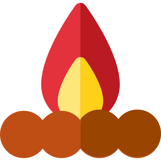 lagerfeuer Basic Rounded Flat icon