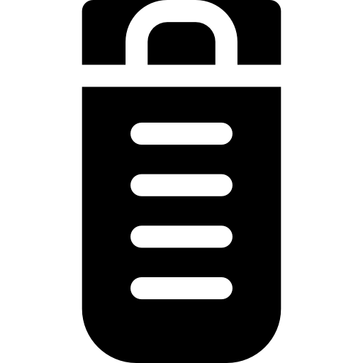 침낭 Basic Rounded Filled icon