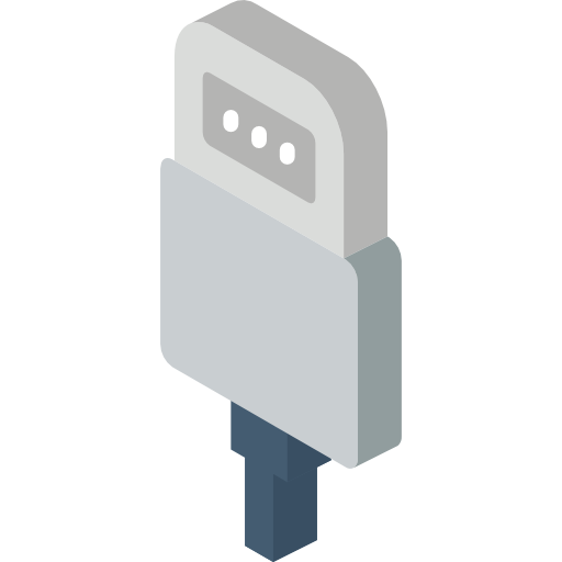 Usb cable Basic Miscellany Flat icon