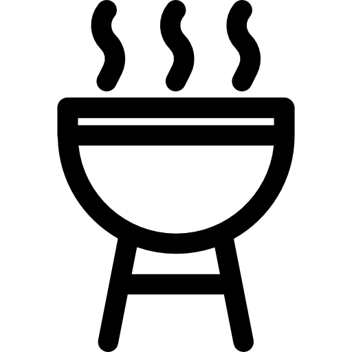 바베큐 Basic Rounded Lineal icon