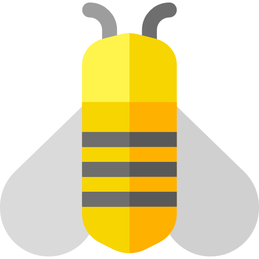 abeille Basic Rounded Flat Icône