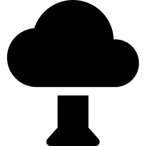 Árbol Basic Rounded Filled icono