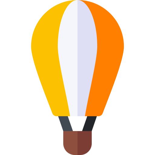 heißluftballon Basic Rounded Flat icon