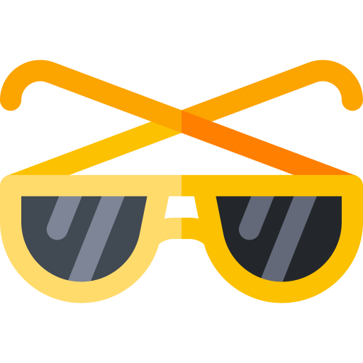 sonnenbrille Basic Rounded Flat icon