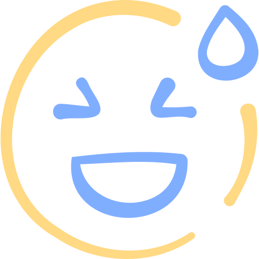 sorridendo Basic Hand Drawn Color icona