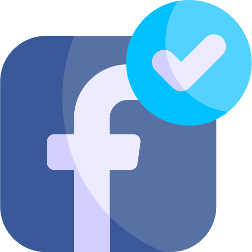 Facebook verified Kawaii Flat icon