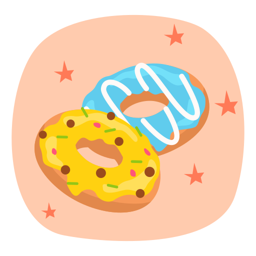 donuts Generic Rounded Shapes icoon