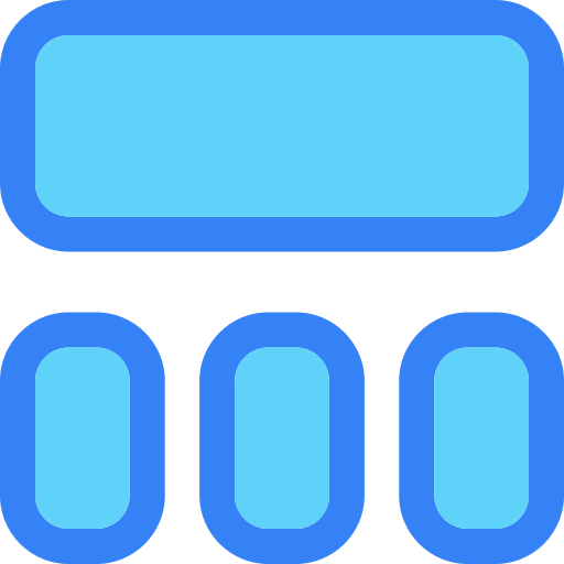 レイアウト Generic Blue icon