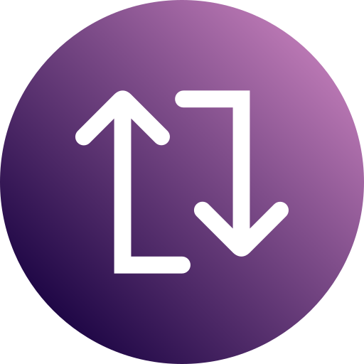 gerichtet Generic Flat Gradient icon