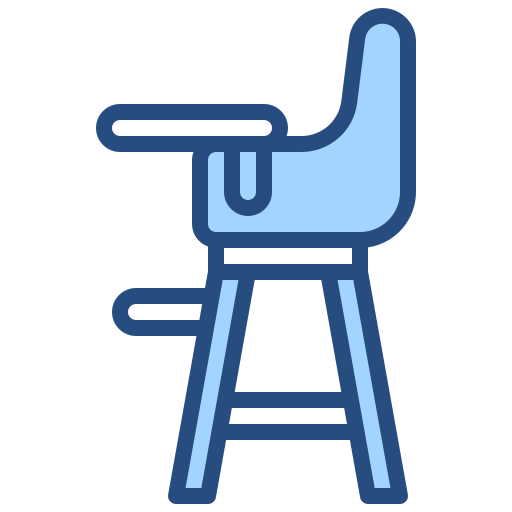 baby stoel Generic Blue icoon