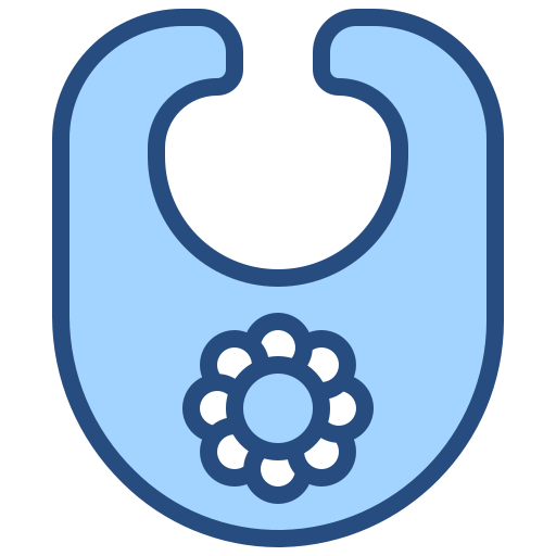 아기 턱받이 Generic Blue icon