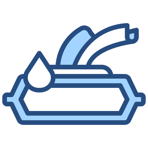 Wet wipes Generic Blue icon