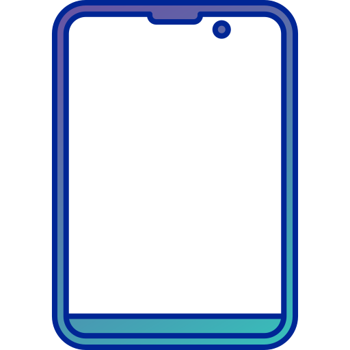 tablet Generic Lineal Color Gradient icoon