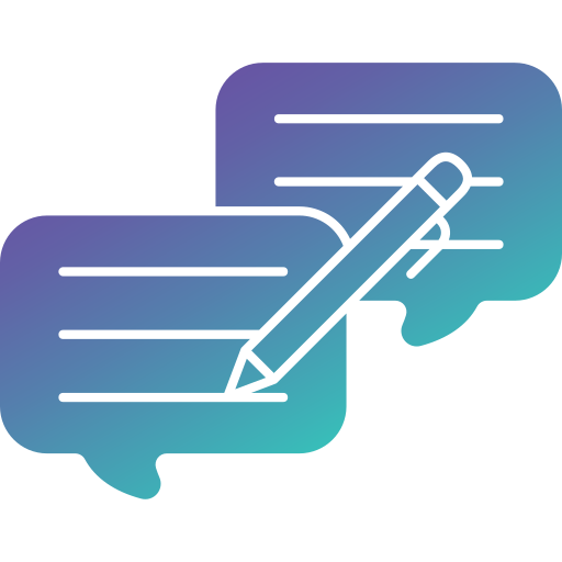 kontakt formular Generic Flat Gradient icon