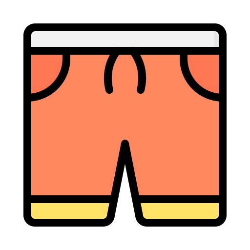bermudas Generic Outline Color icono
